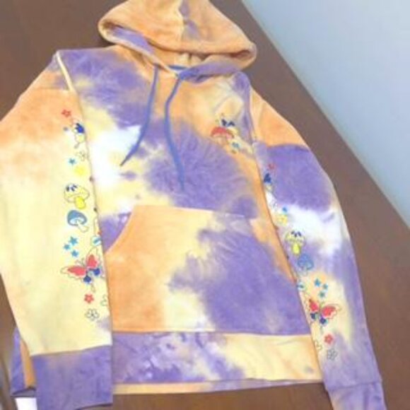 Zumiez A.LAB Freela Mushroom Tie Dye Hoodie XS NWT. - Picture 4 of 16